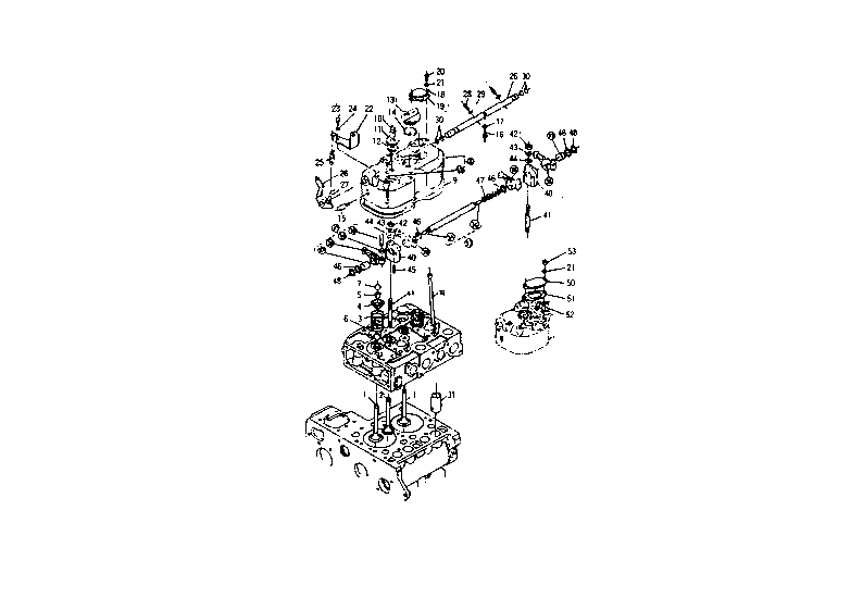 Valve Head Cover Rocker Arm