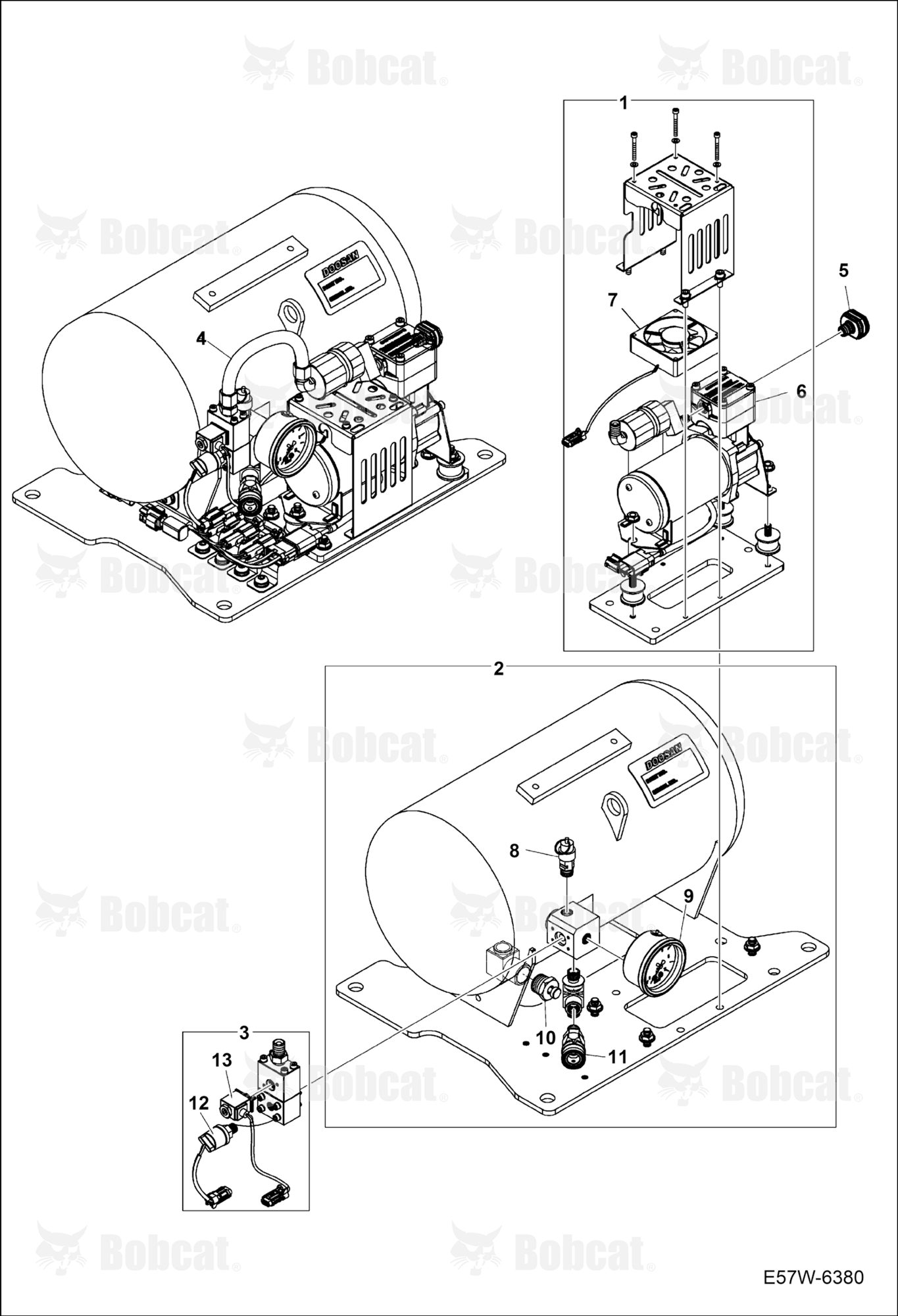 Air Compressor  B3WU11001 - B3WU11526