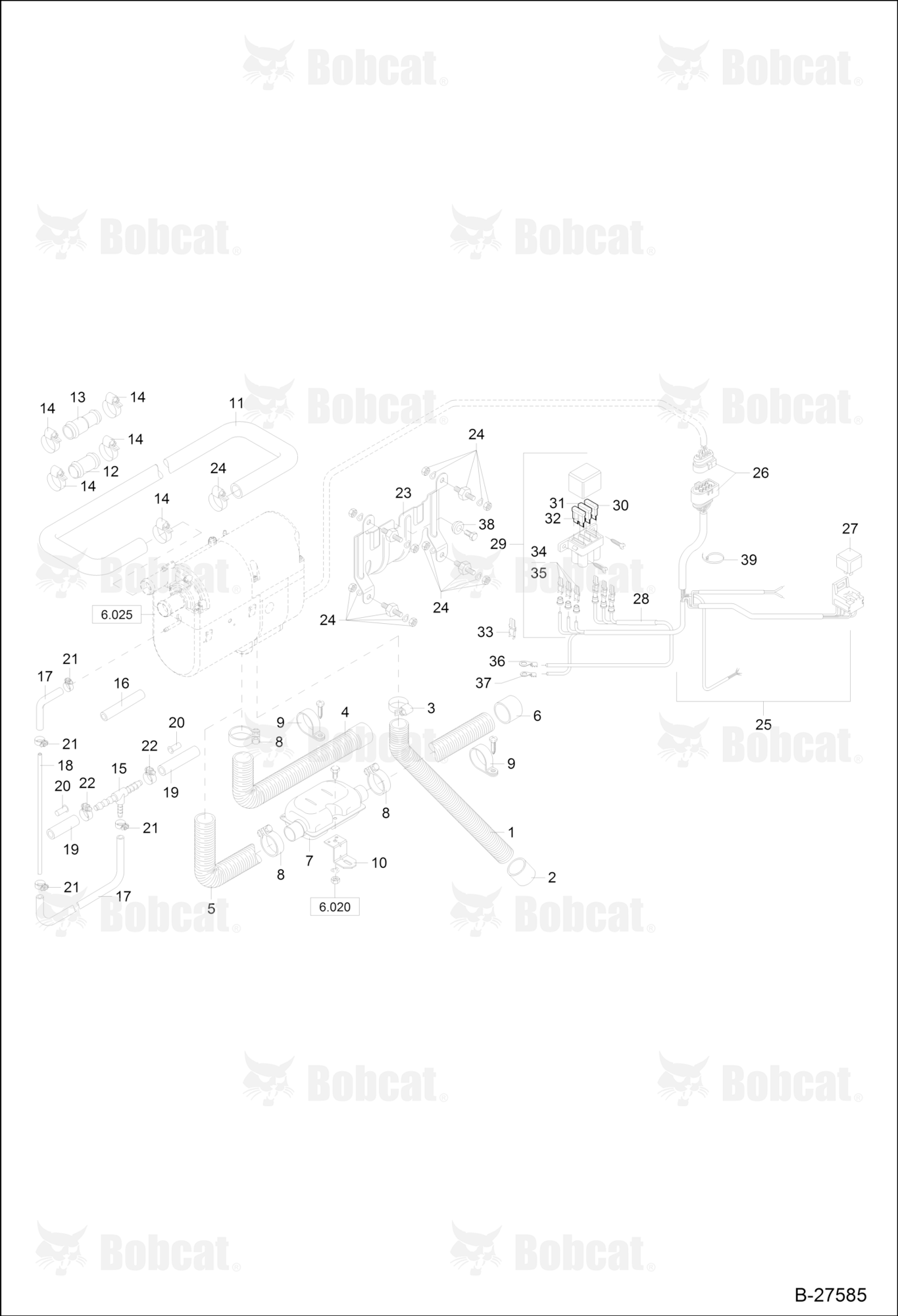 Diesel Operated Heating - Mounting Kit