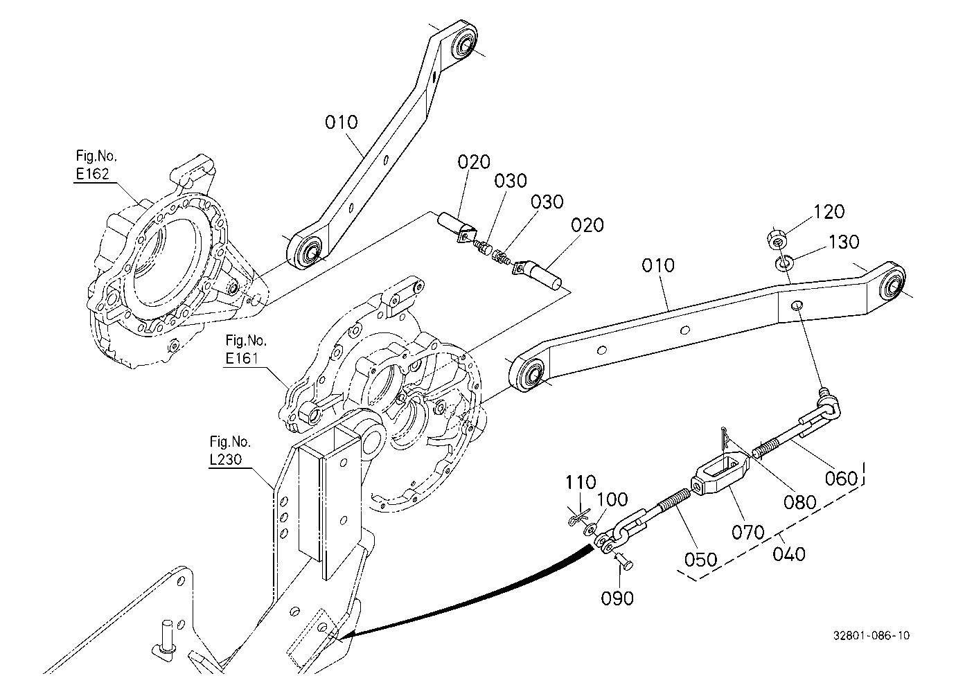 3-Point Linkage 1 (Lower Link) (W/G No.L3961) [Opt