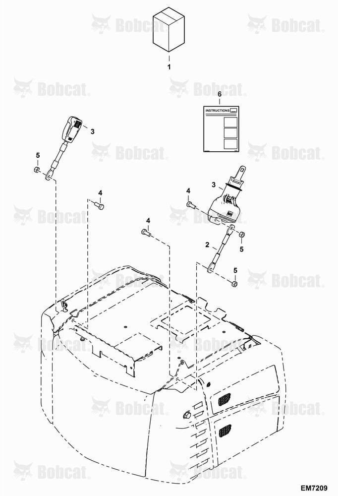 Seat Belt Kit (3" Wide)