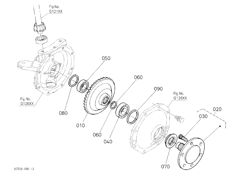 Front Axle Lh