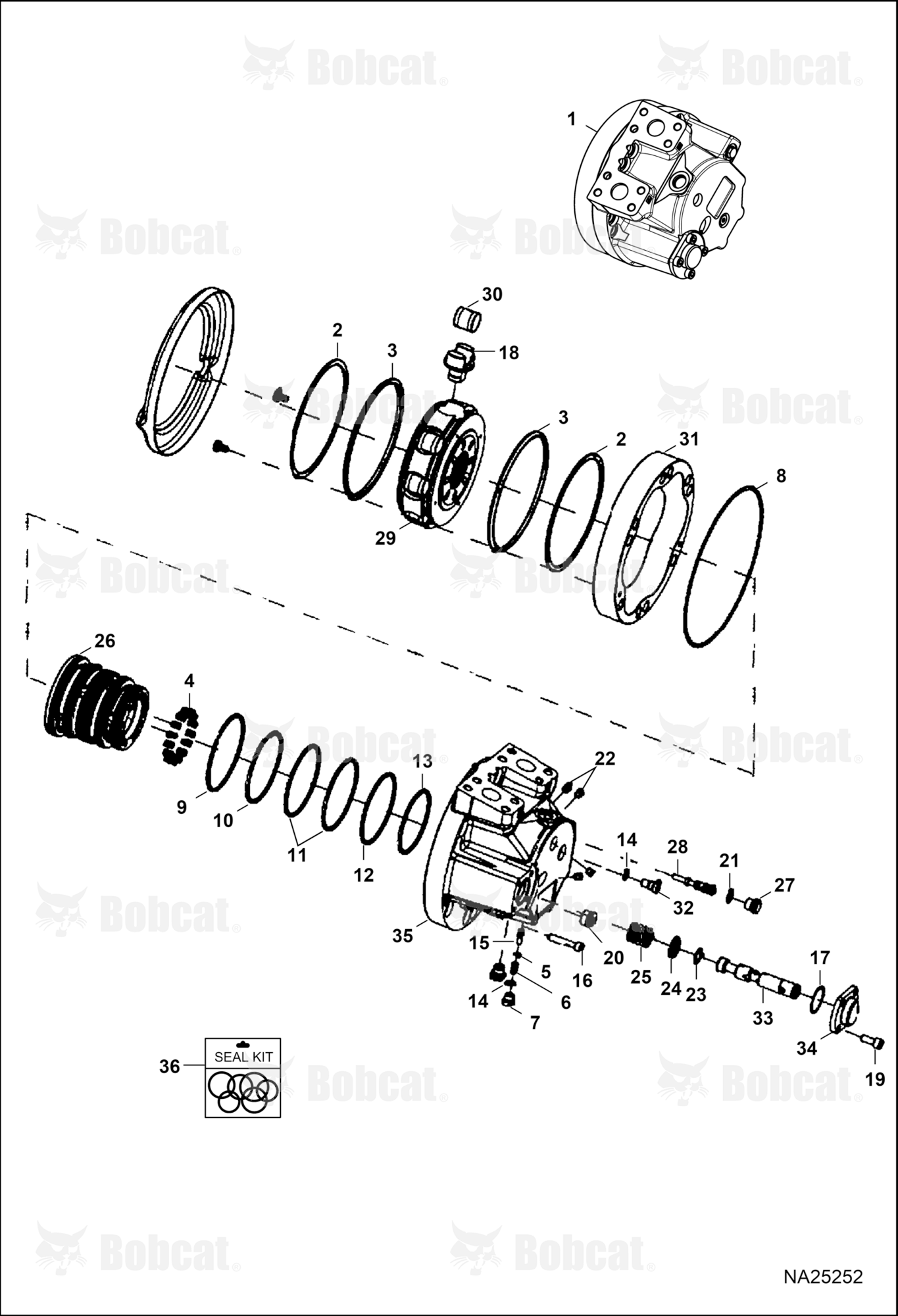 Hydrostatic Motor (2-Speed) (R921813402)