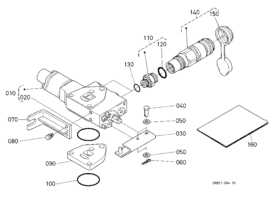 Auxiliary Control Valve Kit (Fd) (W/G No.M9669) [O