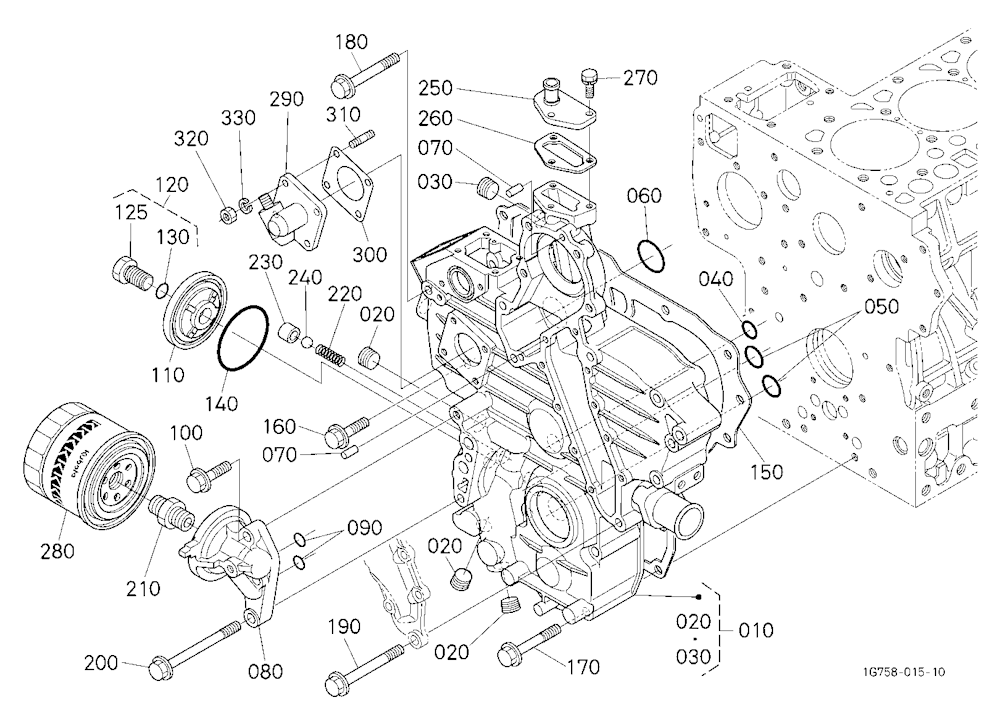 Gear Case [D1803-M-E3-Lb1/D1803-M-E3-Lb2]