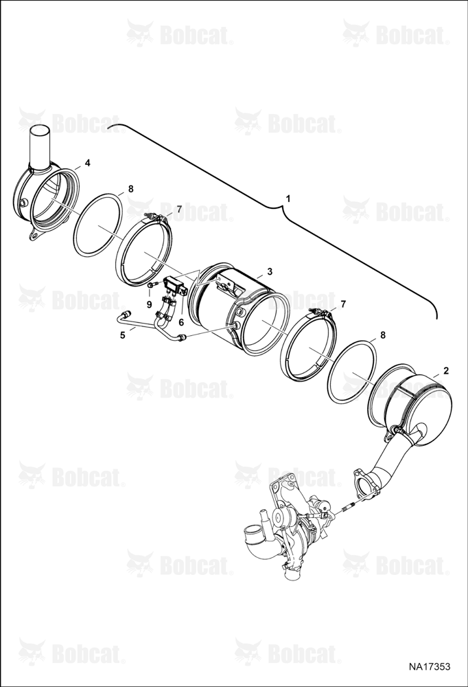 Muffler DOC Assembly