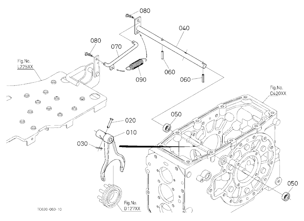 Differential Lock Shift Fork