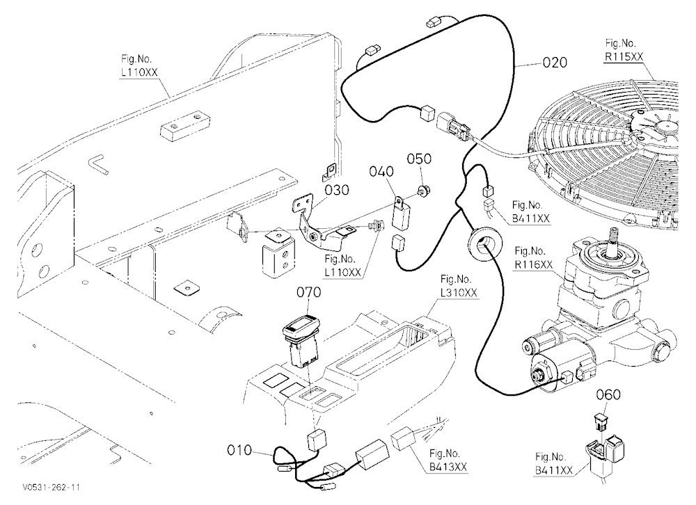 Reverse Fan Kit (Electrical System) (W/G No.S6854)