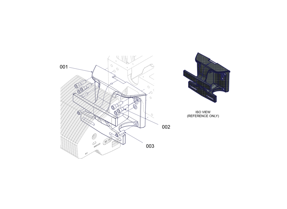 Front Weight Bracket Assembly - L/3Pth