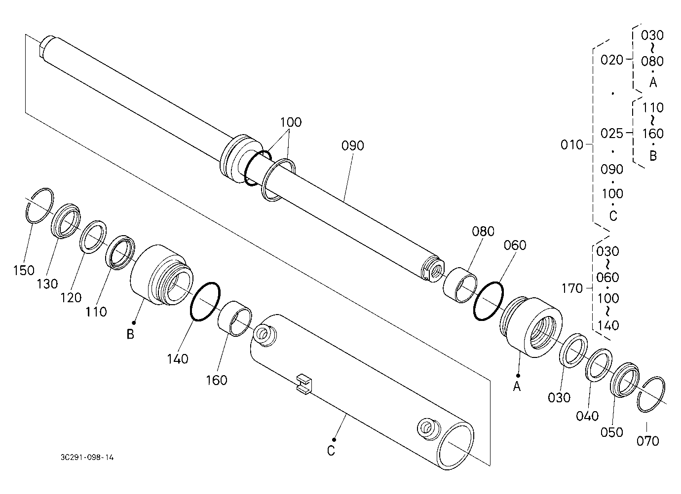 Steering Cylinder [Component Parts]