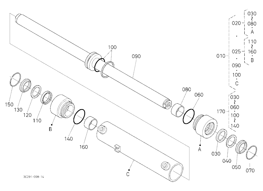 Steering Cylinder [Component Parts]