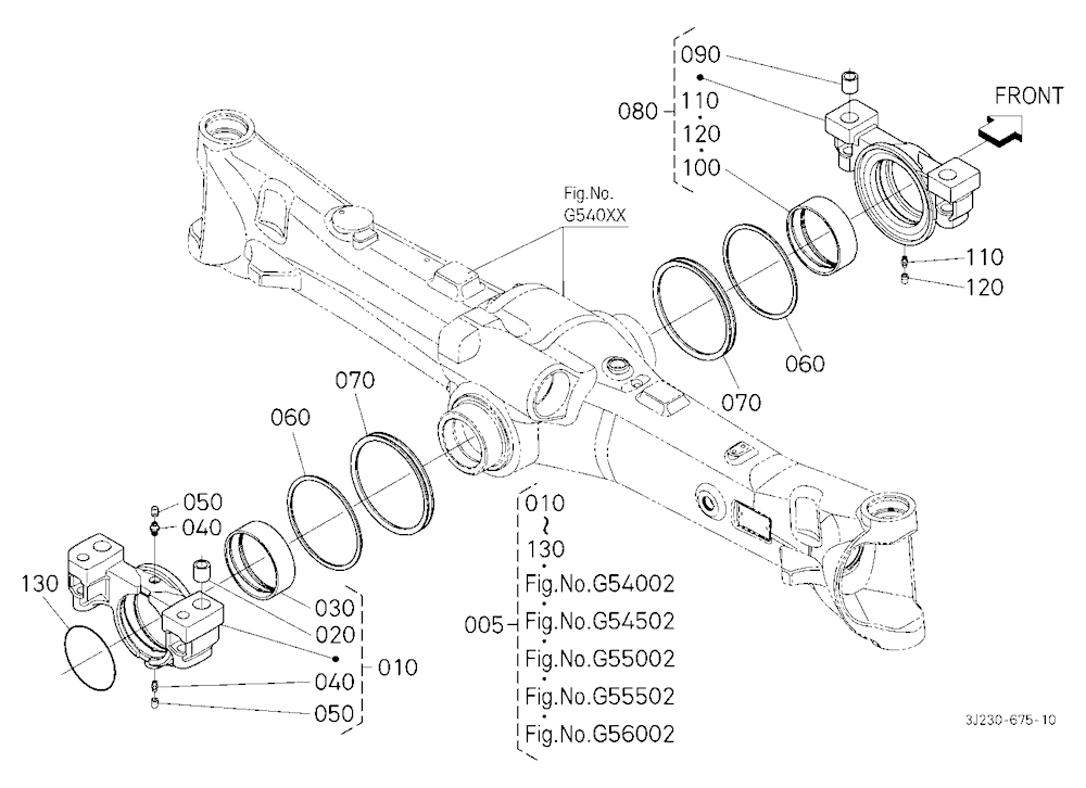 Front Axle Bracket [Front Axle Component] [W/O Fro