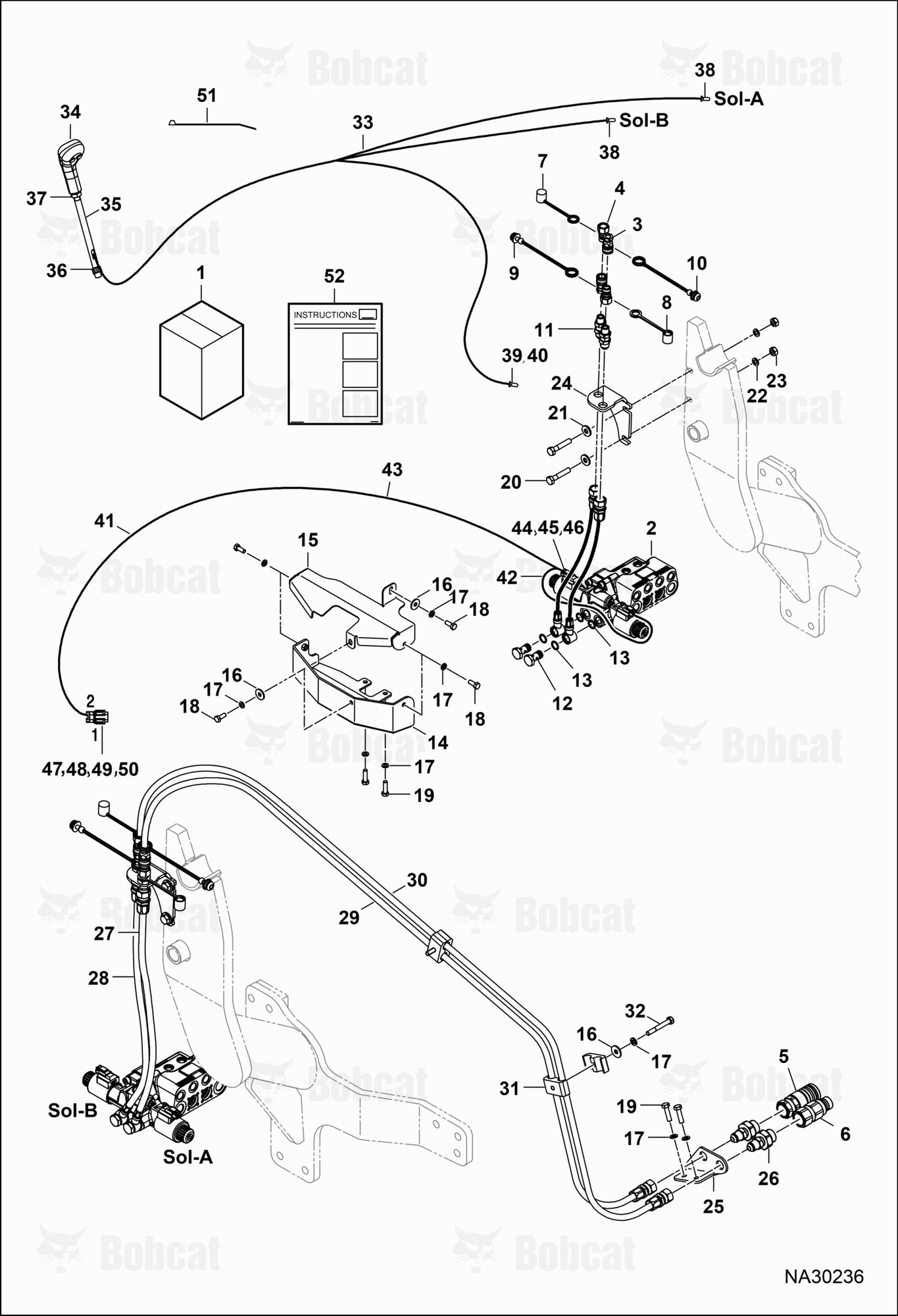 Tractor Loader FL9-2 (3rd Function Hydraulics)  B6G800101 & Above