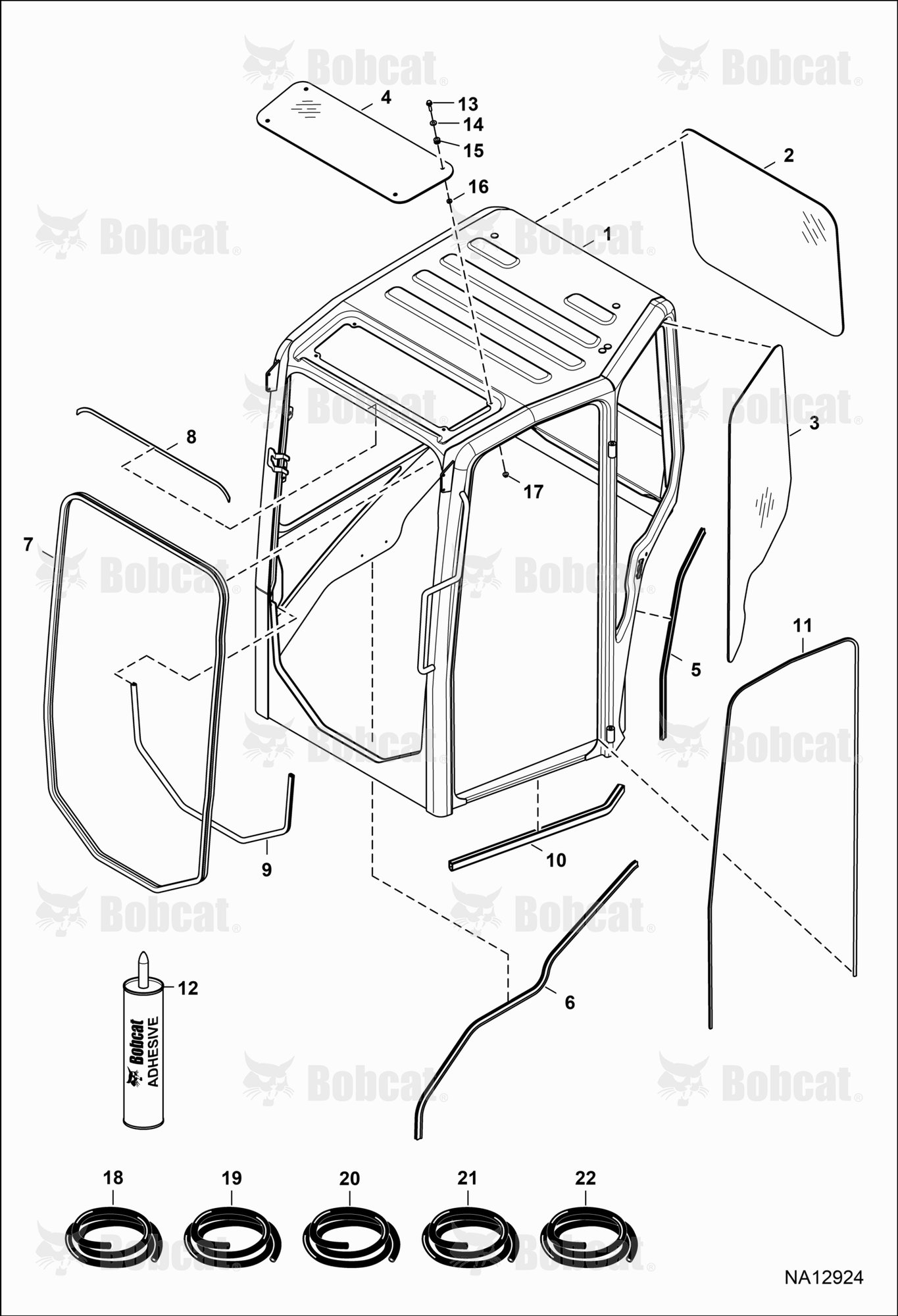 Operator CAB (Windows & Seals)
