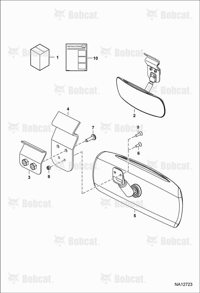 Rear Mirror Kit