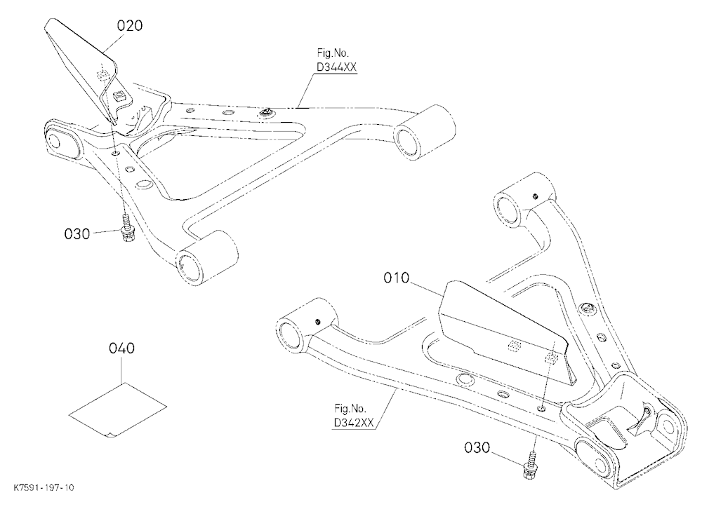 Rear Cv-J Guard Kit (W/G No.V5239) [Option]