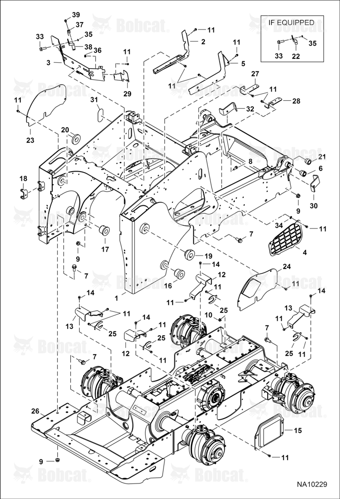 Main Frame A3P612763 & Above, A3P712784 & Above