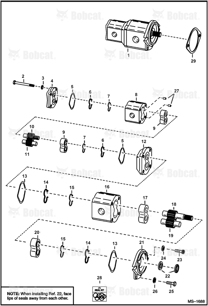 High Horsepower Hydraulics (Double Gear Pump)