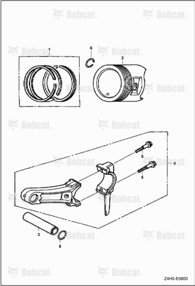 Connecting ROD/PISTON