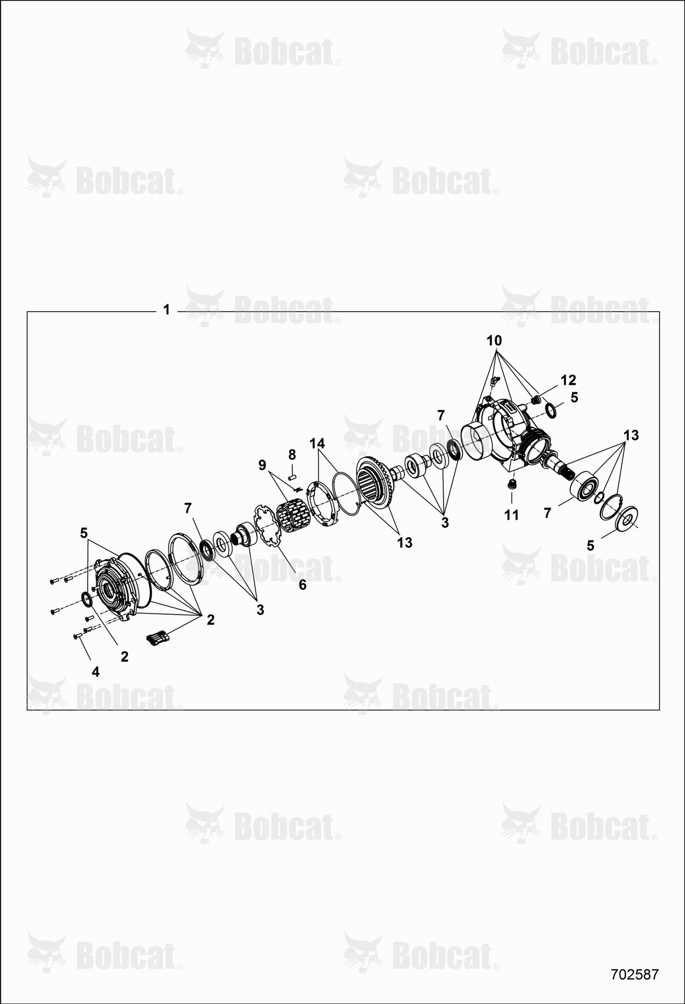 Drive TRAIN, Front Gearcase Internals