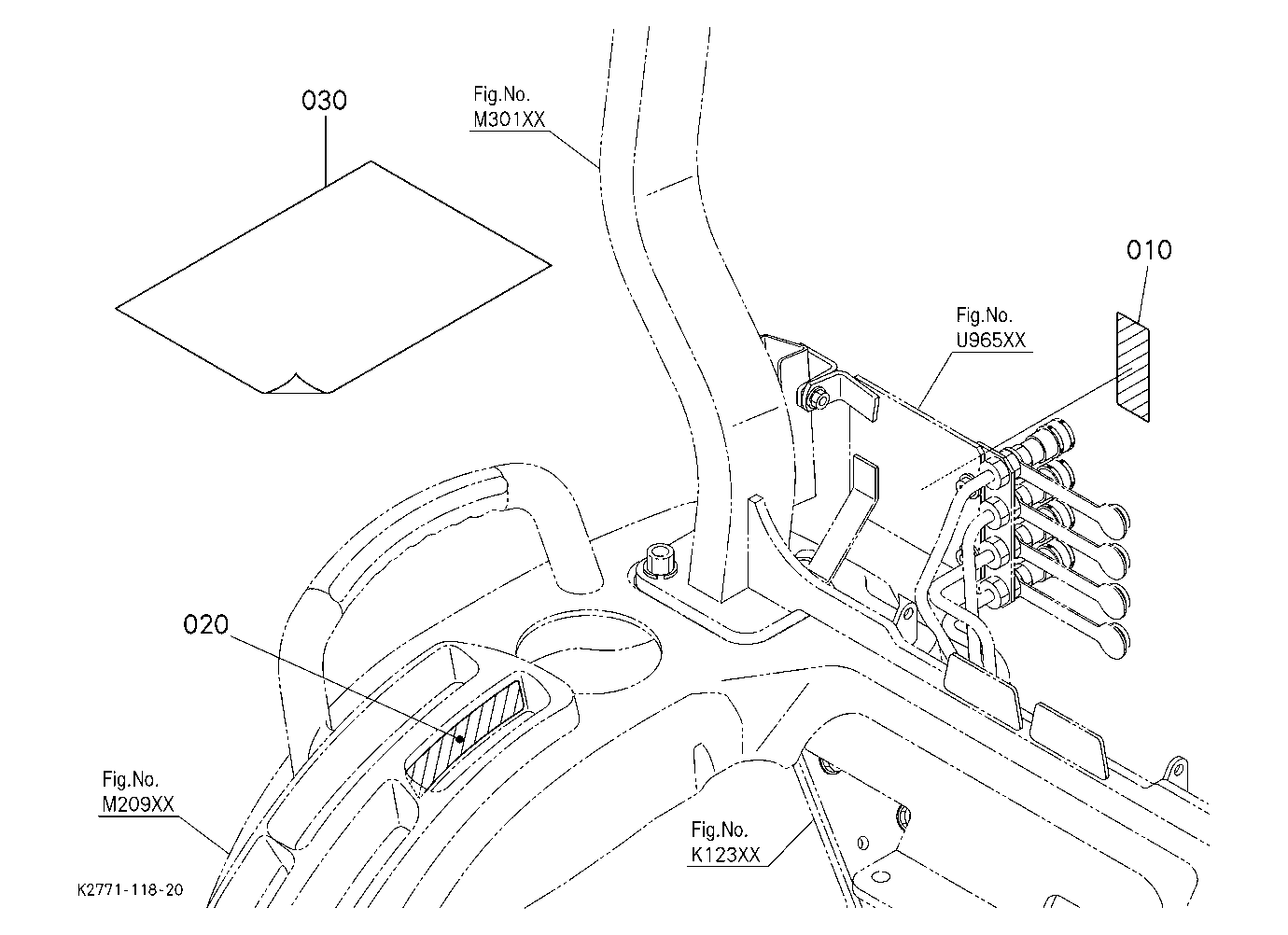 Rear Control Valve Kit (Label) (W/G No. Bx7376) [O