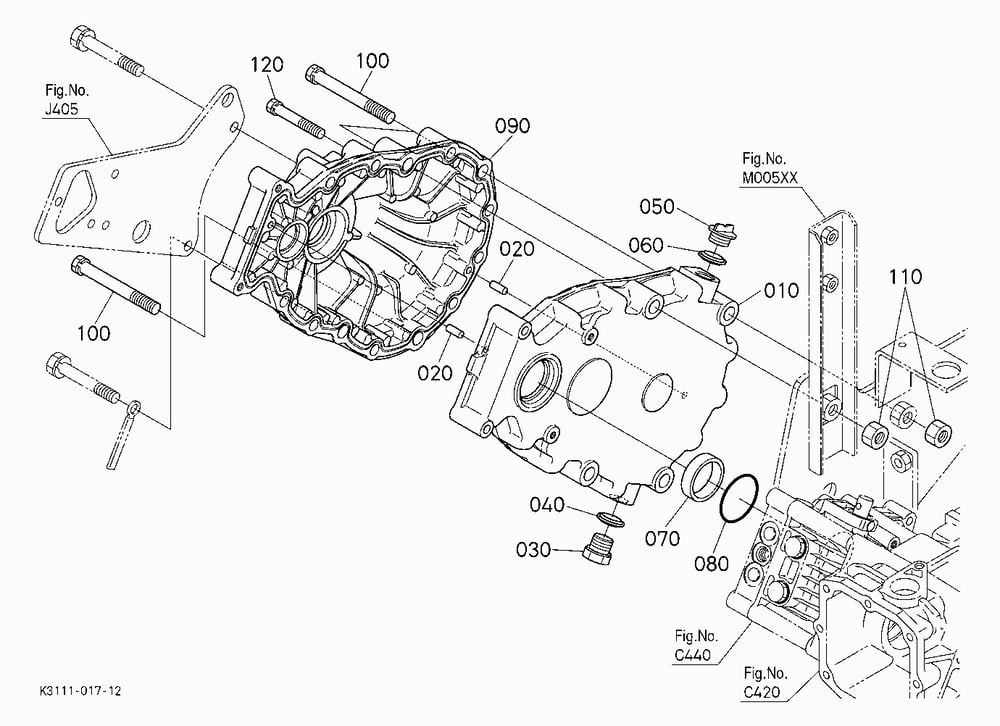 REAR AXLE CASE RH