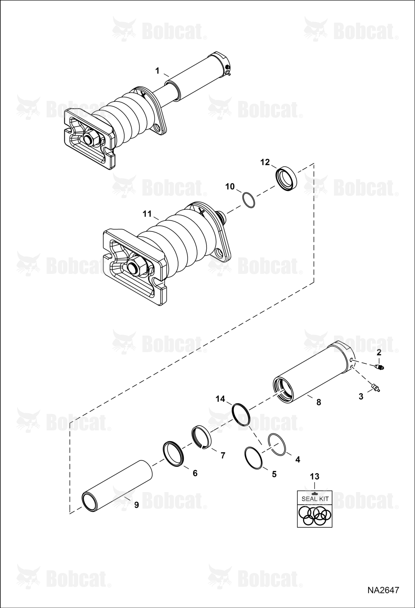 Track Tensioner  AG3G11001 - AG3G12397, AHHC11001 - AHHC12435