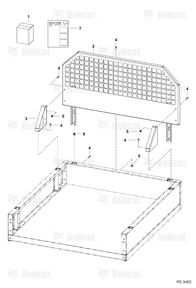 Rear Window Guard Kit (Two Stake Box)