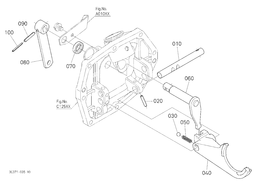 Range Gear Shift Fork/Creep Gear Shift Fork