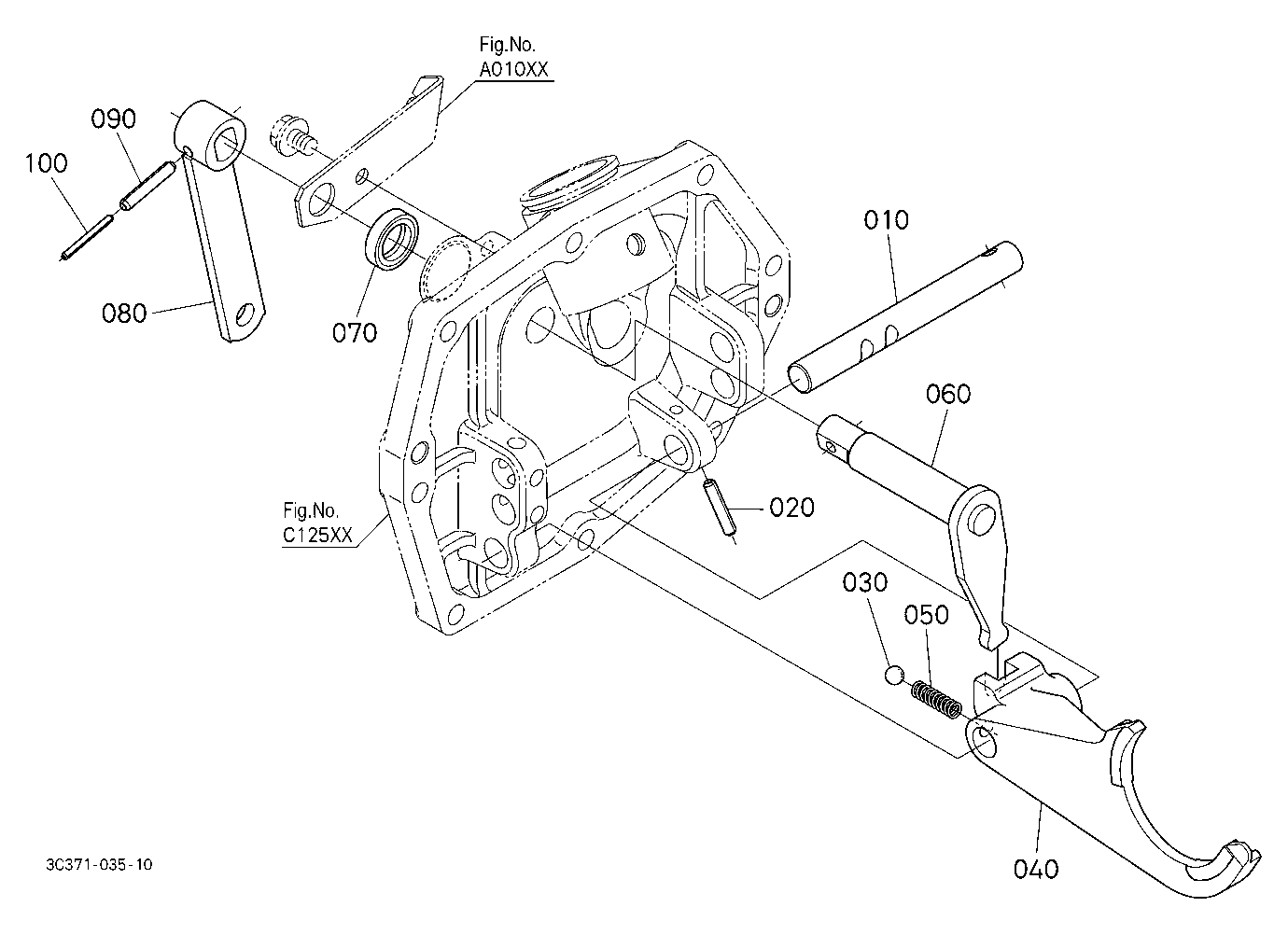 Range Gear Shift Fork/Creep Gear Shift Fork