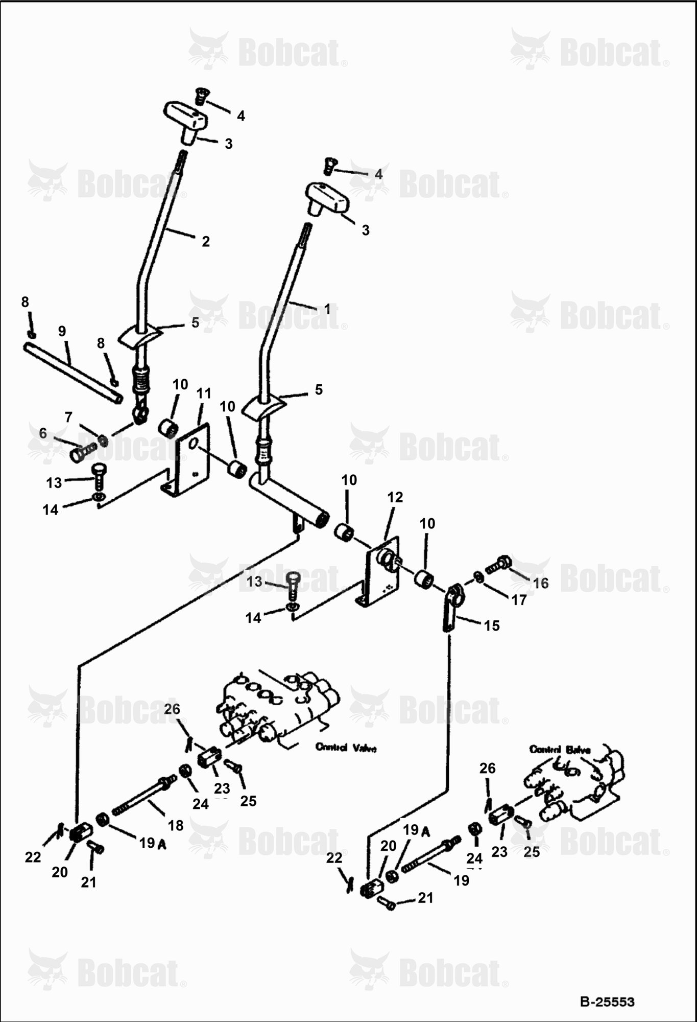 Travel Control Lever