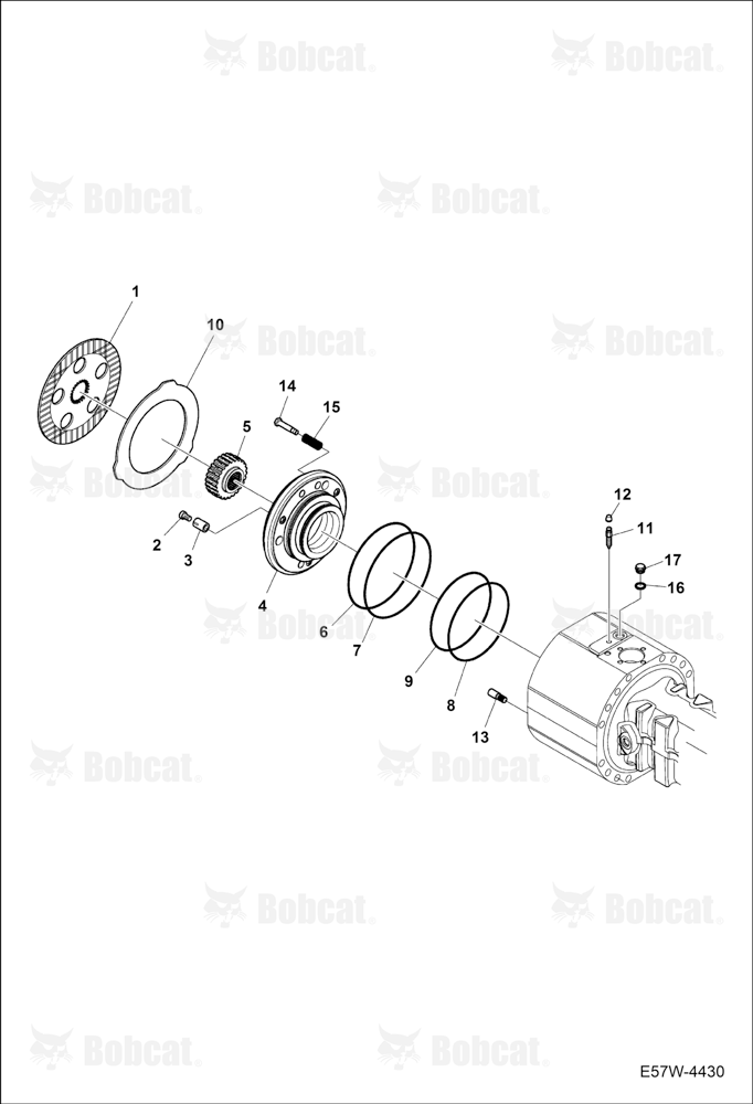 Brakes (Front Axle) B3WU11001 - B3WU11178