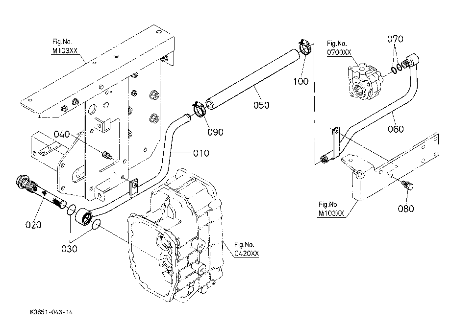 Hydraulic Oil Line (Inlet)