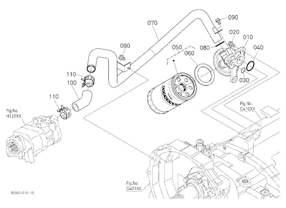Hydraulic Oil Line (Inlet)