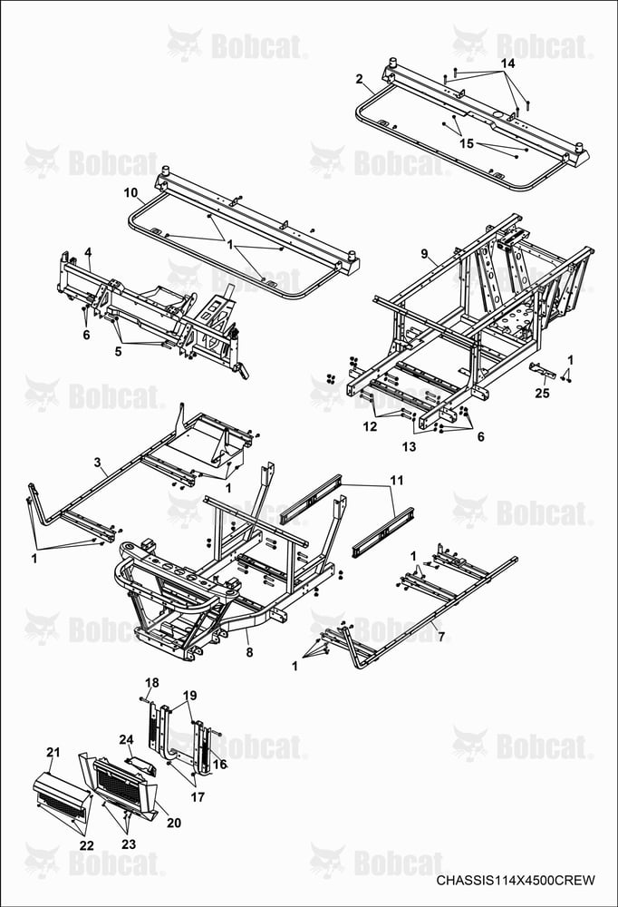 CHASSIS, Frame & Front Bumper AJNV11001 - AJNV30370