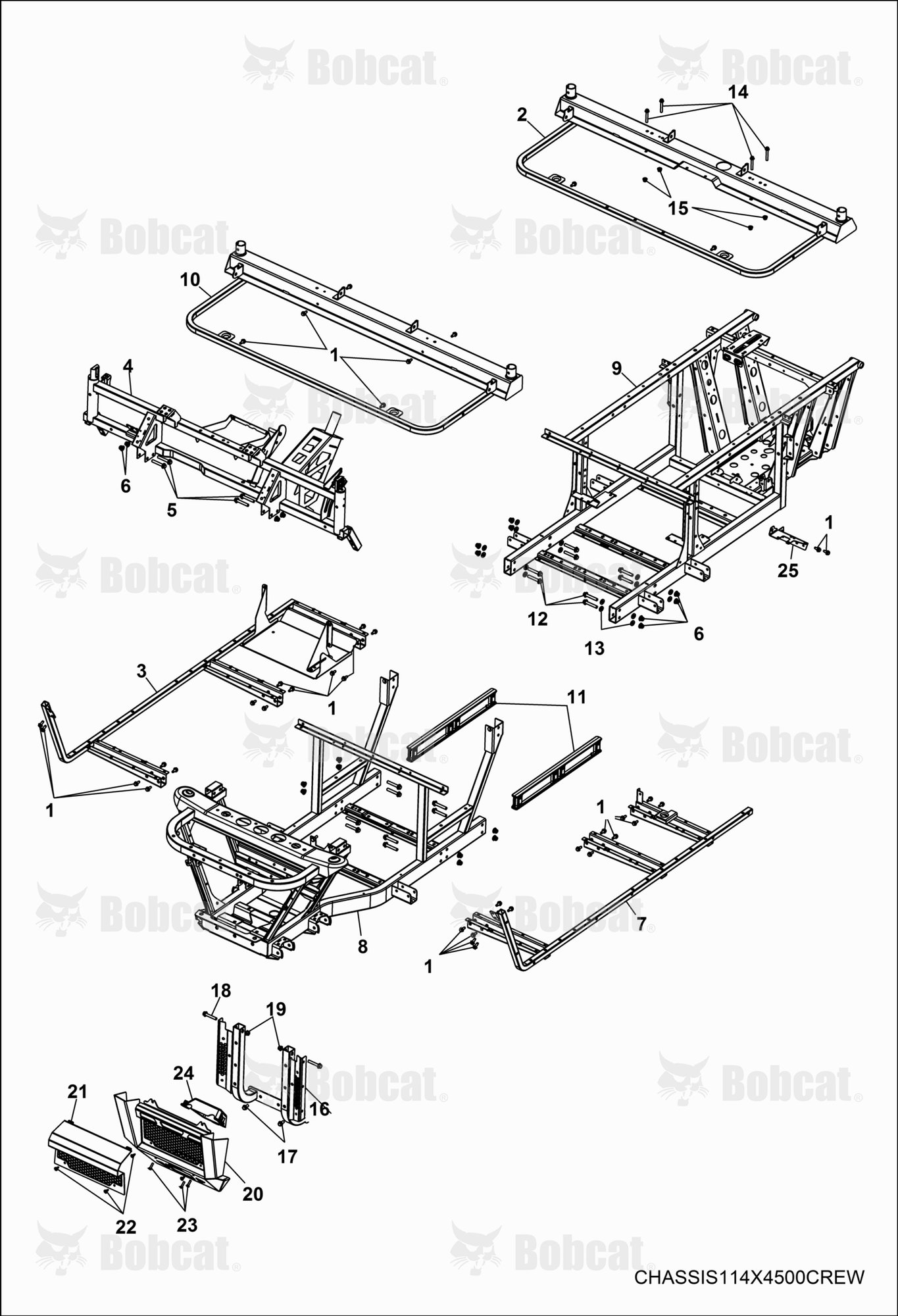 CHASSIS, Frame & Front Bumper  AJNV11001 - AJNV30370