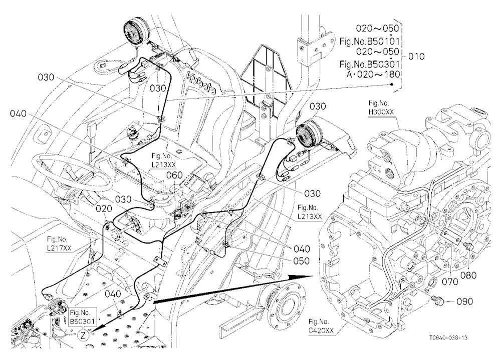 Electrical Wiring (Rear) [W/O Heater]