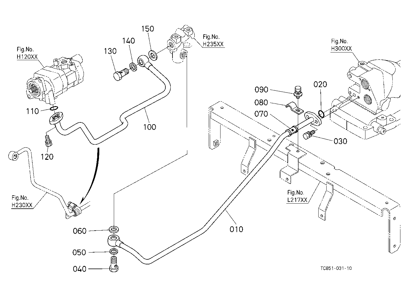 Hydraulic Oil Line (Delivery)