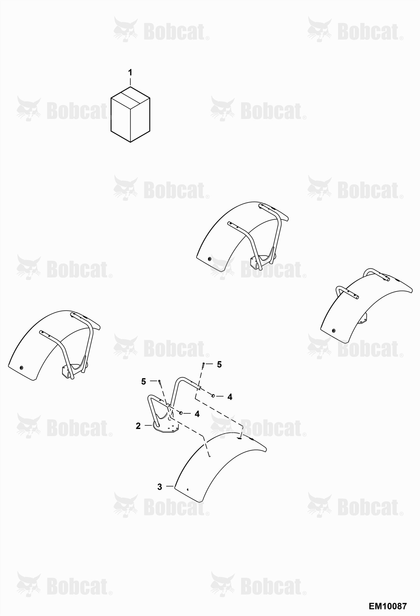 Mudguards (24" Wheels) (Non-ribbed)  B35F11001 - B35F11101, B35G11001 - B35G11156