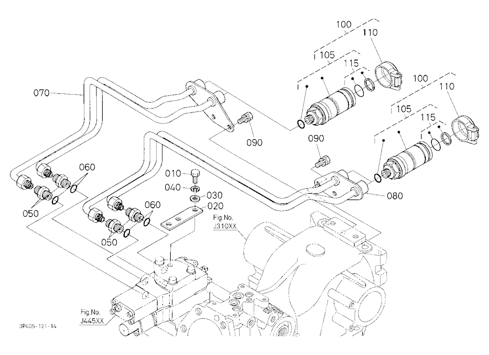 Auxiliary Control Valve Pipe