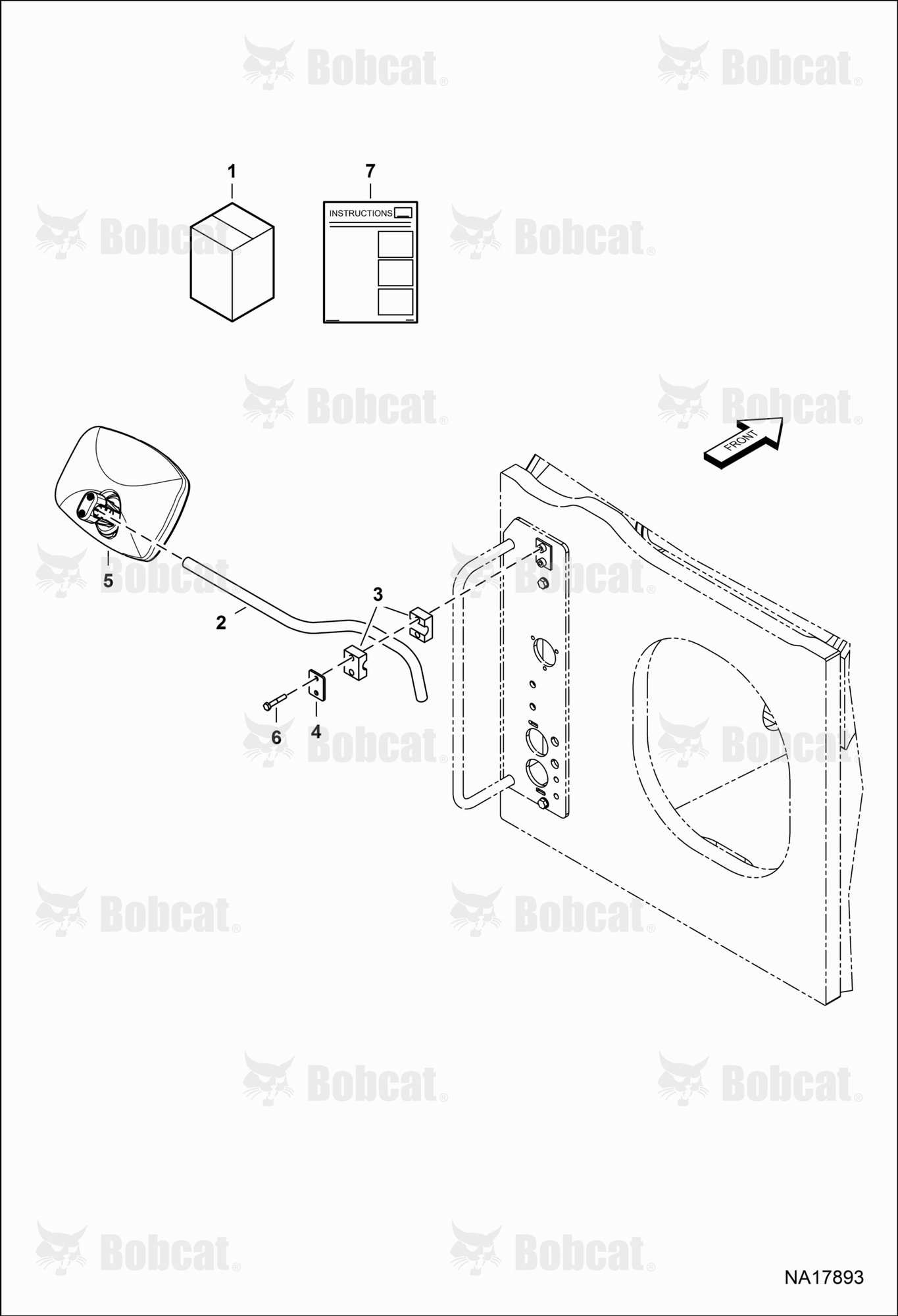 Rear Mirror Kit