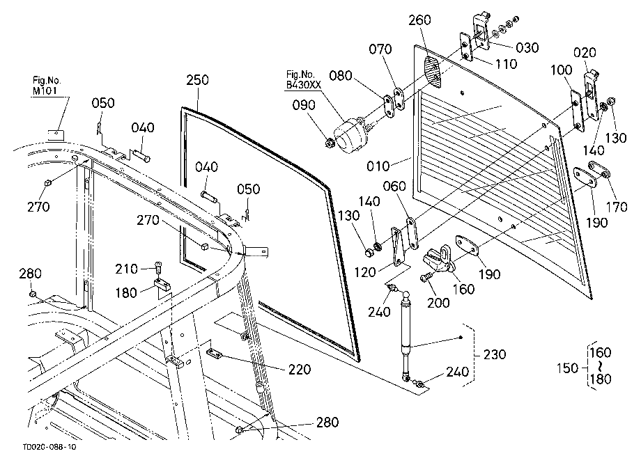 Hatch Back Glass [Cab Type] [Ca]