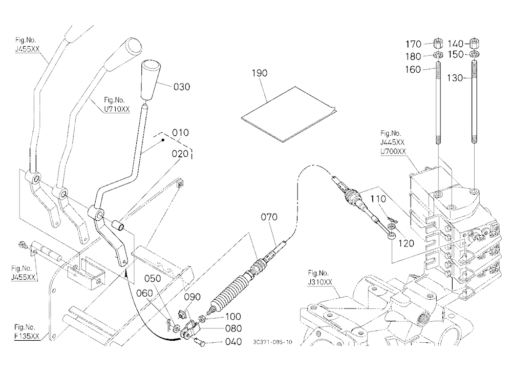 Auxiliary Control Valve Lever Kit (3Rd) [Option]