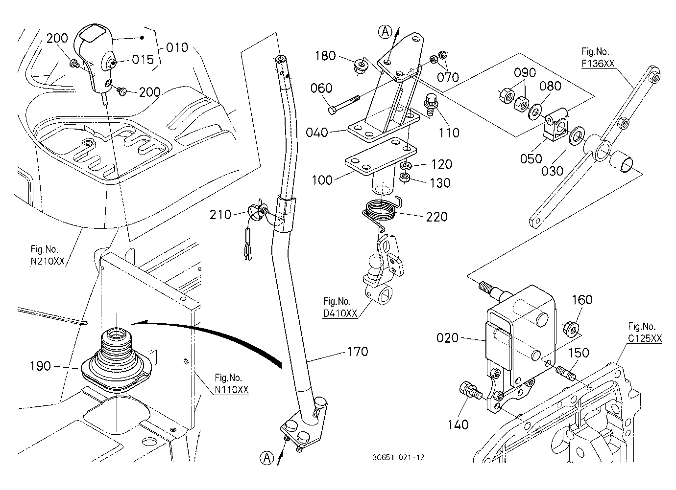 Main Gear Shift Lever