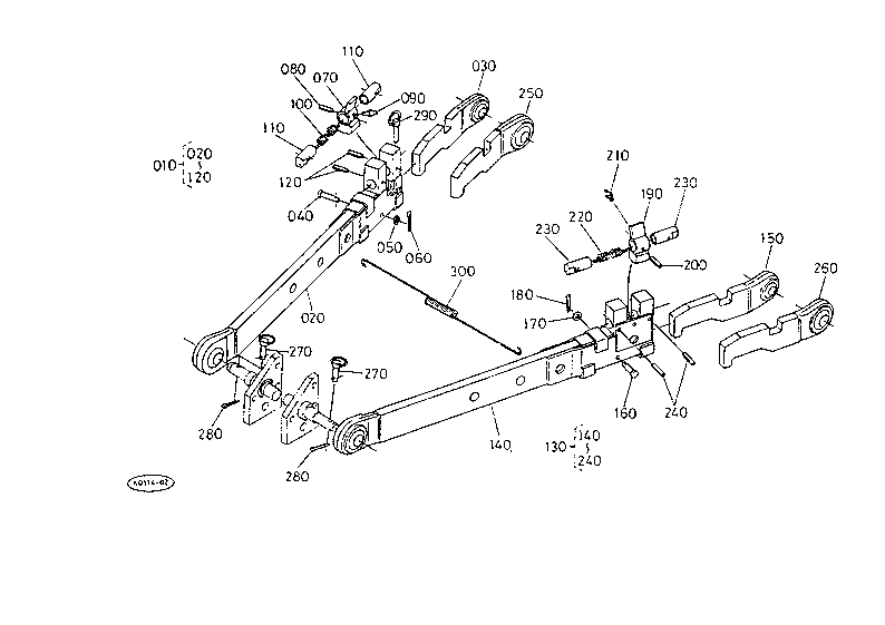 Hydraulic Lift Link (Telescope Lower Link) [Option