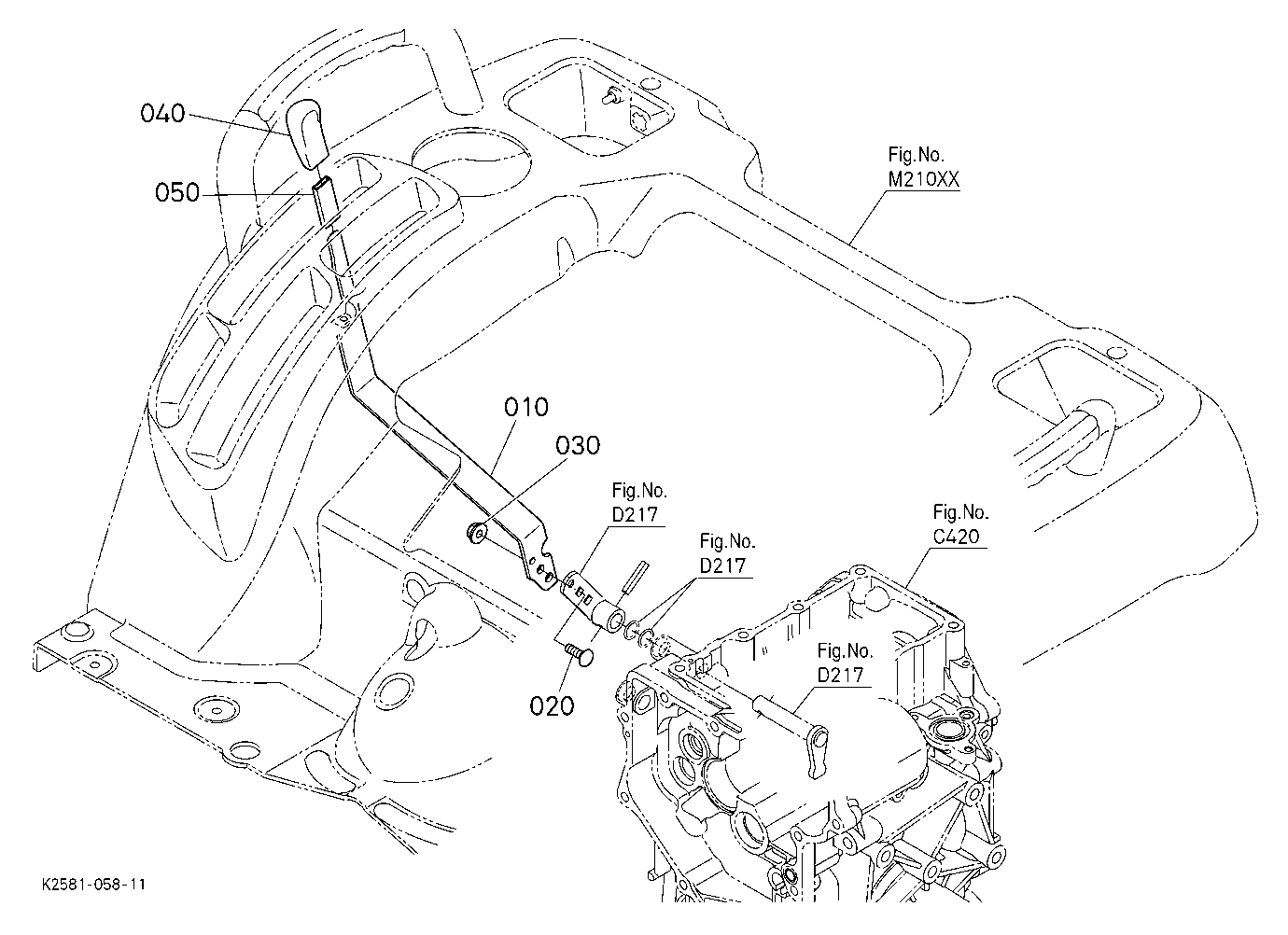 Range Gear Shift Lever