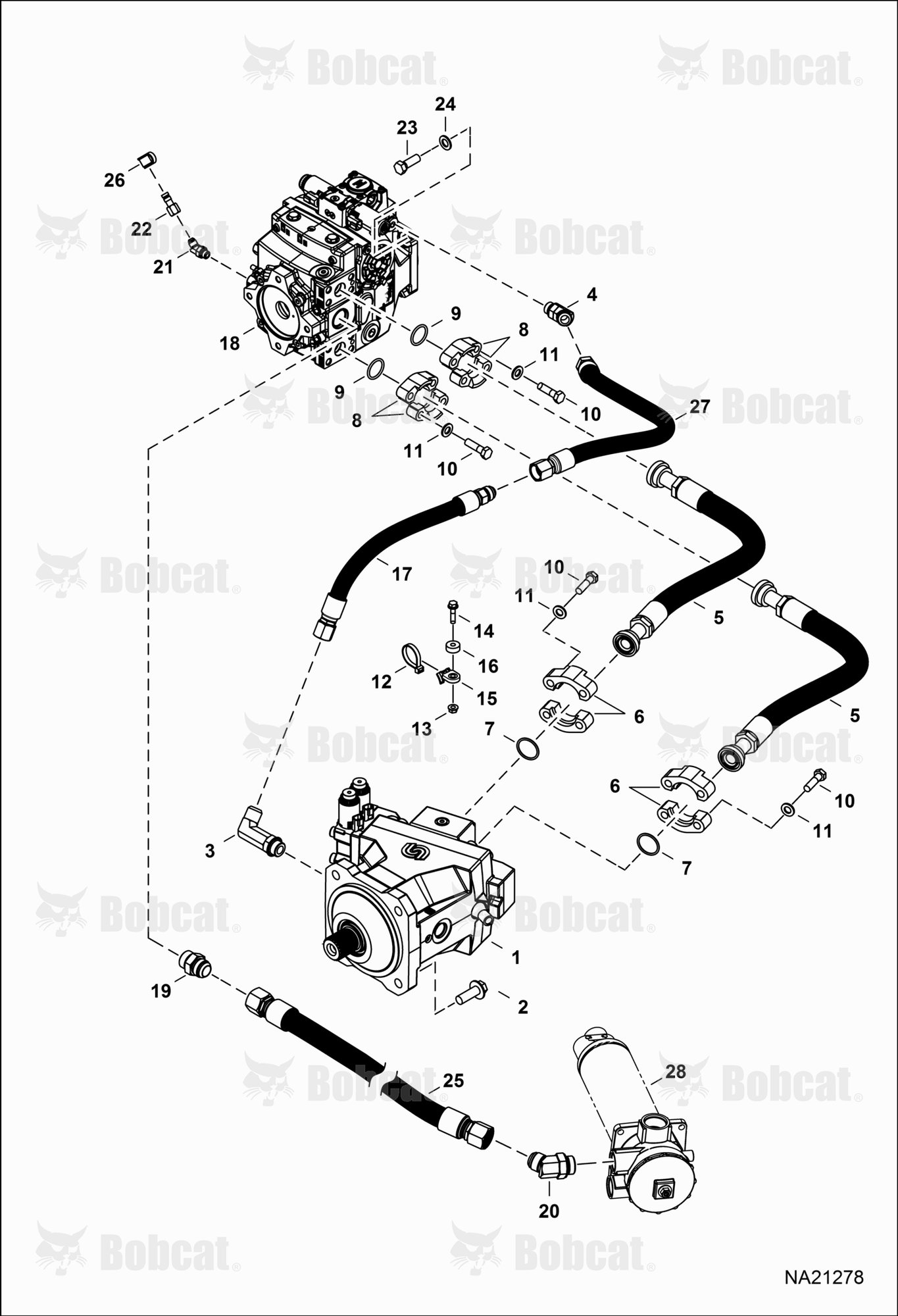 Hydrostatic Circuitry (Pump & Motor)