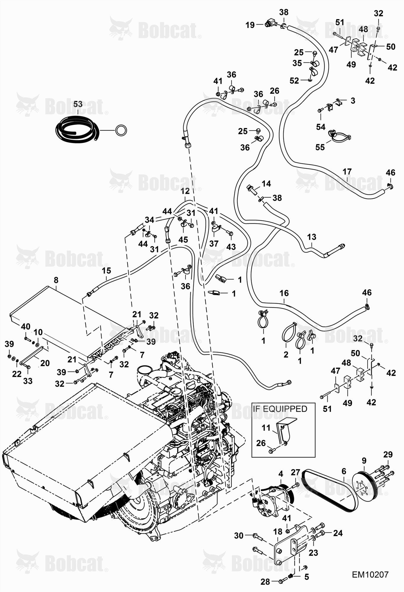 Engine & Attaching Parts (Heat & A/C Components)