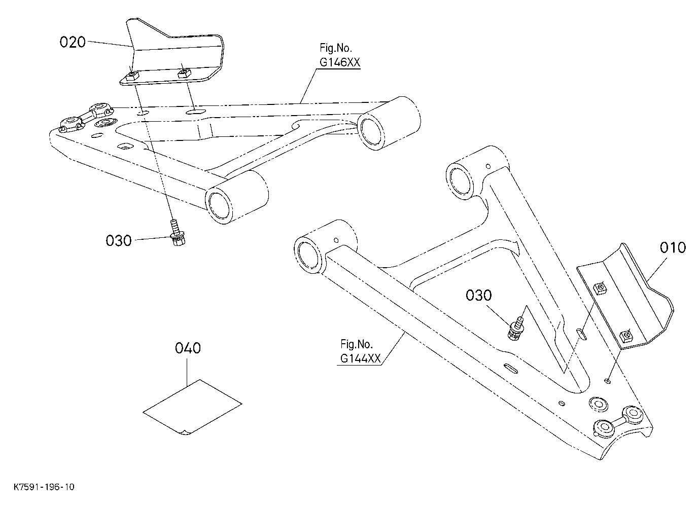 Front Cv-J Guard Kit (W/G No.V5238) [Option]