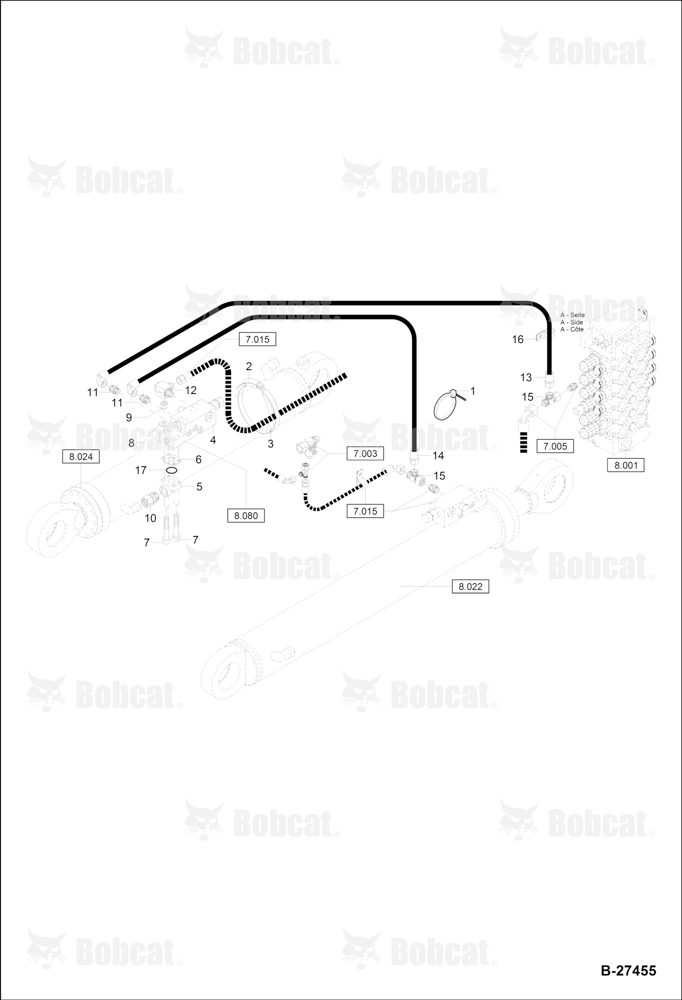 Hydraulic Installation -LOAD Holding Valve (Dipper Arm)